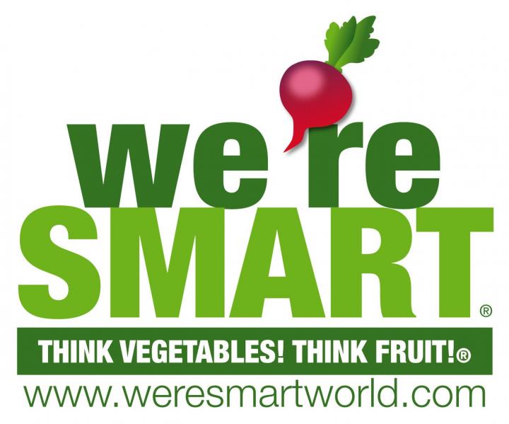 Logo We're Smart - think vegetables think fruit