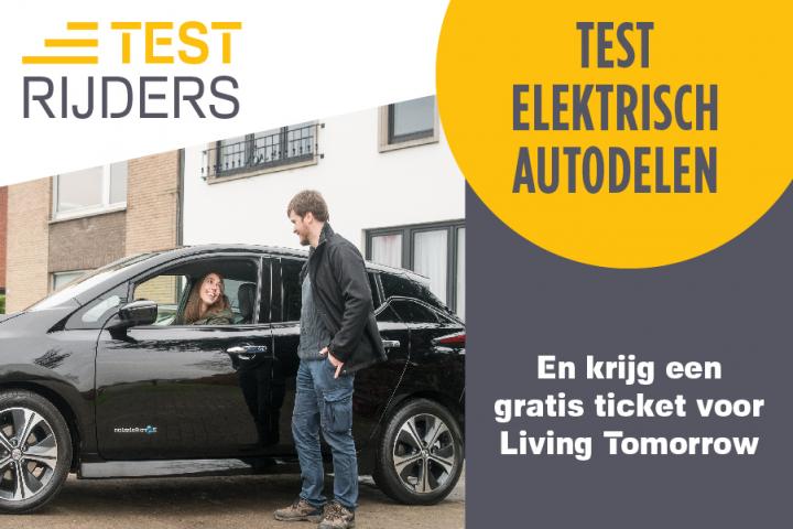 Test elektisch autodelen en krijg een gratis ticket voor Living Tomorrow