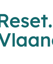 Logo Reset Vlaanderen - richting eerlijke transitie